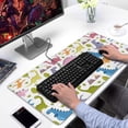thumbnail image 2 of Long Mouse Pads for Desk,Colorful Cartoon Dinosaurs Scenery Desk Mats on Top Of Desks, Desk Mouse Pad Extra Large with 3mm Non-Slip Base and Stitched Edge for Gaming,Work,Home 31.5"x15.7", 2 of 5