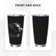 thumbnail image 3 of Taza térmica duradera de acero inoxidable 304 con temática del equipo de fútbol de los Ravens con tapa y pajita Taza térmica de acero inoxidable de 20 oz Taza para automóvil Adecuada para bebidas, 3 of 8