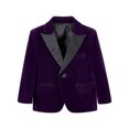 thumbnail image 6 of ZACPNCV Boy's Slim Fit Formal Suits 4 Piece Outfit for Ring Bearers Kids Dress Toddler Boy Tuxedo Homecoming Suits for Boys Purple 3-4 Years, 6 of 9