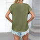thumbnail image 5 of Sudadera con capucha larga,Blusa informal de manga corta para mujer, cuello redondo, poliéster, largo regular, ideal para uso en casa y oficina, sopatenor, 5 of 9