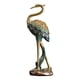 thumbnail image 1 of Figura de grulla, figura de cigüeña, estatua creativa de pájaros, figura de resina para granja 14x8x37cm, 1 of 9