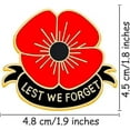 thumbnail image 2 of Red Poppy Pins Lest We Forget Enamel Poppy Brooch Pins For Women Flowers Broaches, 2 of 5