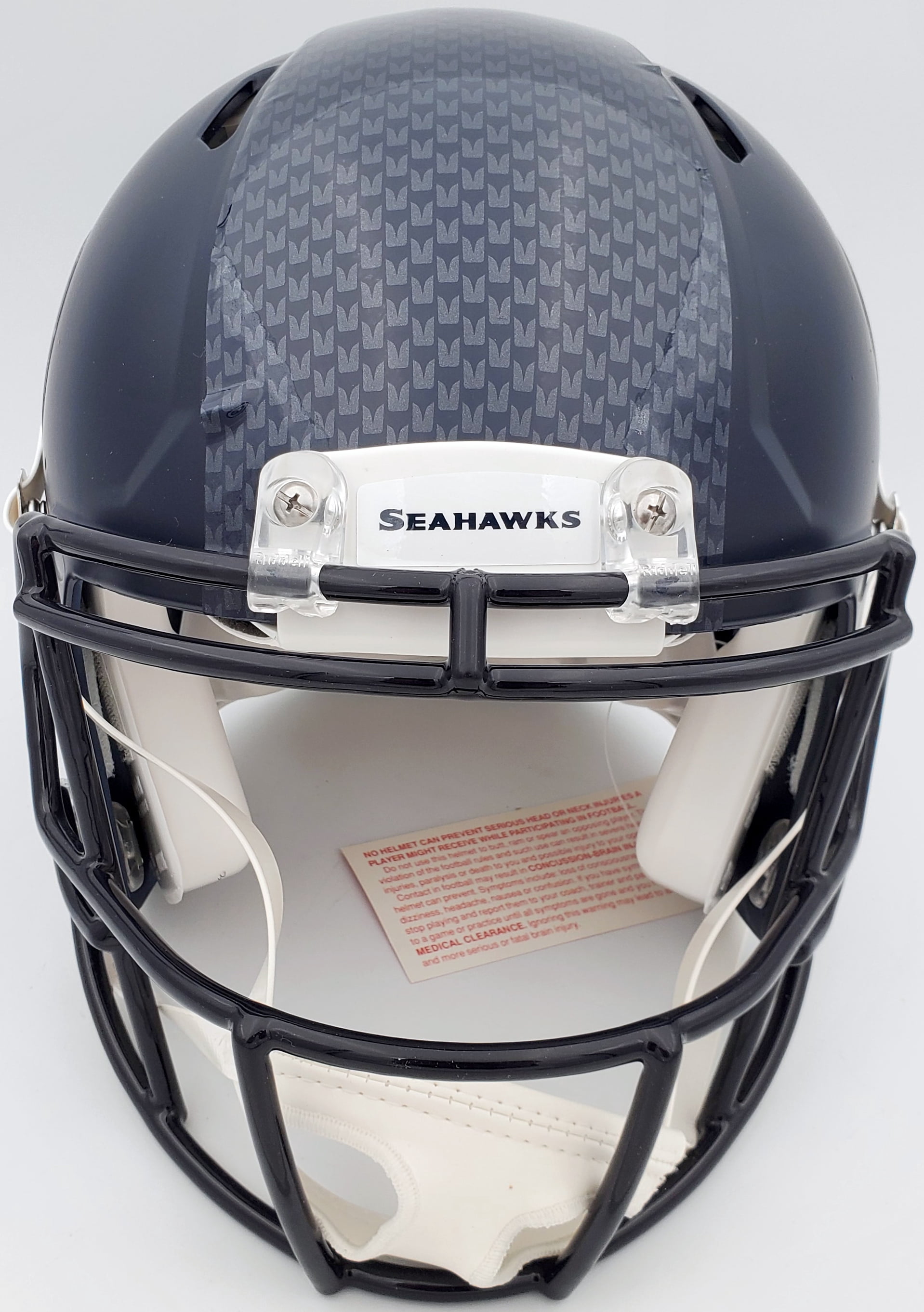 Unsigned Seattle Seahawks Blue Auth Speed Full Size Helmet 185356