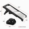 thumbnail image 7 of Swayvoo Stainless Steel Mandoline Slicer Vegetable Chopper Potato Slicer, 7 of 7