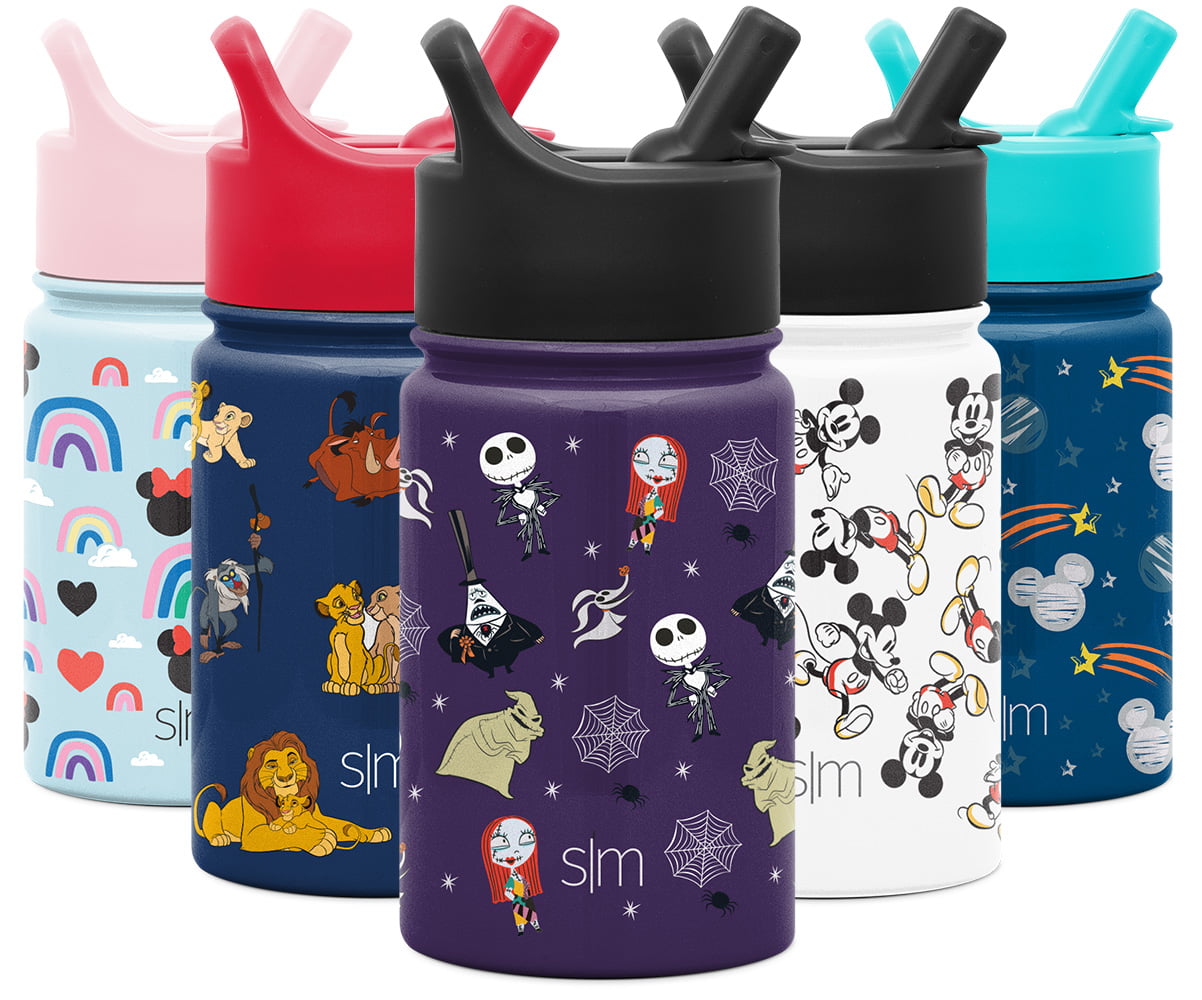 Simple Modern 14oz Summit Kids Water Bottle Thermos with Straw Lid Dishwasher Safe Vacuum Insulated Double Wall Tumbler Travel Cup 18/8 Stainless Steel Solar System