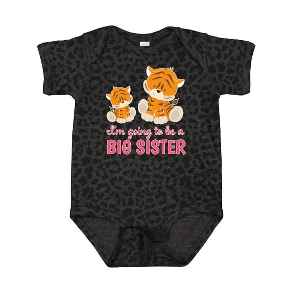Inktastic I'm Going to Be a Big Sister Girls Baby Bodysuit