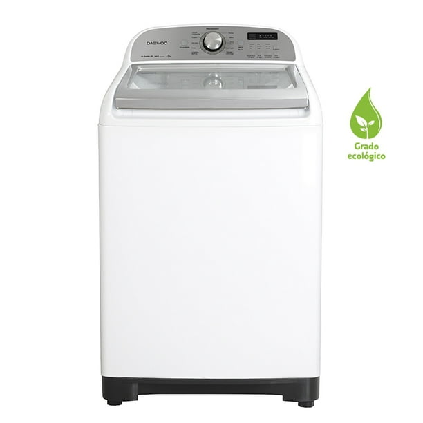 LAVADORA 19 KG AUTOMATICA C/BLANCA C SILVER DAEWOO DWF-DG1B386CW1