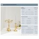 thumbnail image 2 of Accesorios nórdicos románticos para cena con velas, decoración de mesa para el hogar, candelabro moderno y sencillo de lujo, decoración, 2 of 5