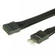 thumbnail image 4 of Mainboard 9 Pines USB 2.0 Macho Una Hembra Cable de Extensión Cable de Datos Línea de Alambre Cable de Extensión USB de 30 cm, Paquete de 4, 4 of 5