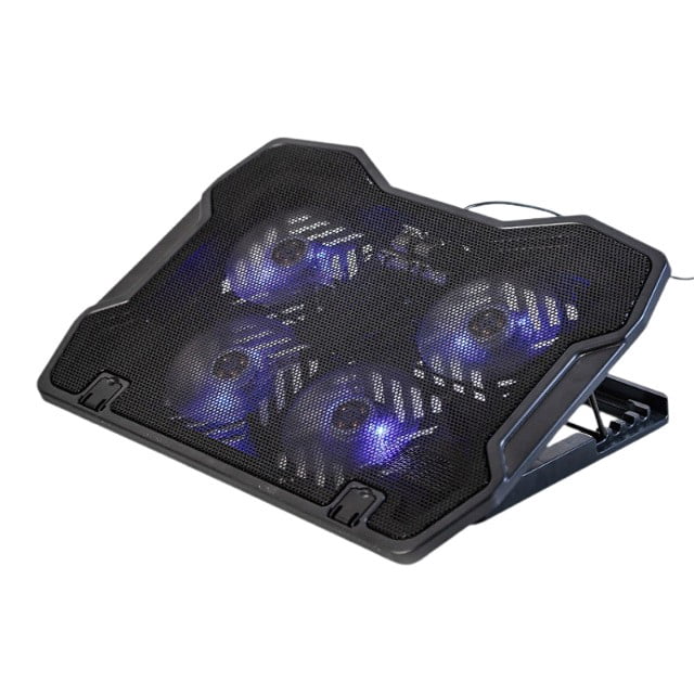 High-Performance Laptop Pad with Multiple Quiet Fans and Adjustable Ergonomic Stand for Enhanced Gaming and Workstation Use