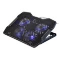 thumbnail image 3 of Laptop Pad With 4 Quiet Fans Adjustable Ergonomic Stand For 14 15.6" Notebooks Slim Portable Computer Cooler For Gaming/ X61 8700k Bundle Hyper 212 plus Processor Fan I7 I9900k H5568 Quiet One Pro, 3 of 3