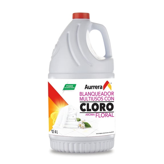 Cloro Aurrera con aroma floral 4 l