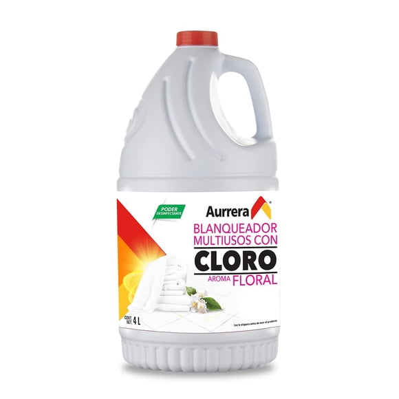 Cloro Aurrera con aroma floral 4 l