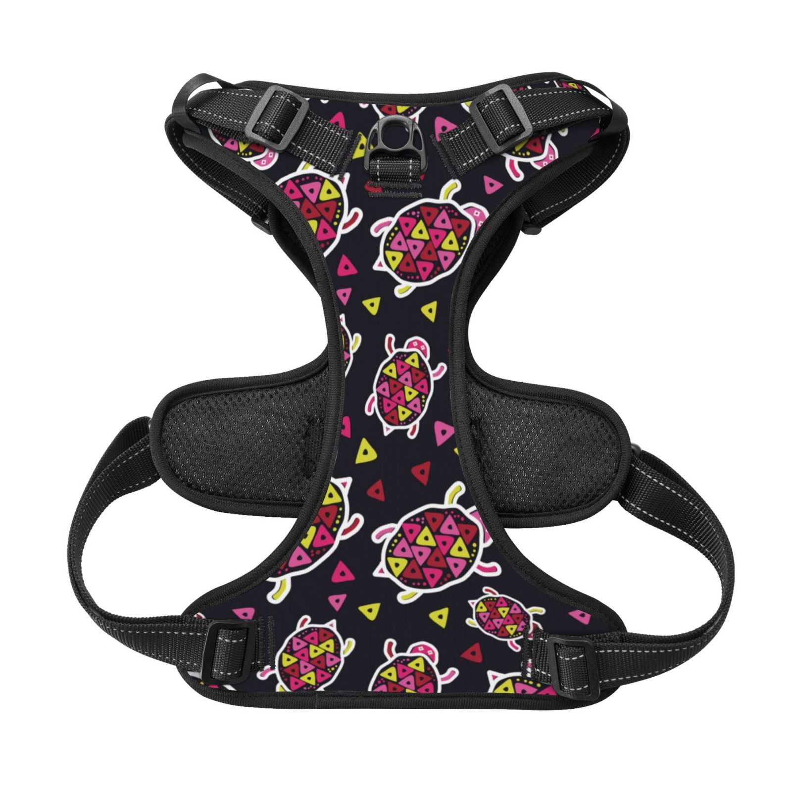 Kdxio Ladybug Print No Pull Dog Harness Adjustable Reflective Oxford Easy Control Medium Large Dog Harness for Training and Everyday-Small