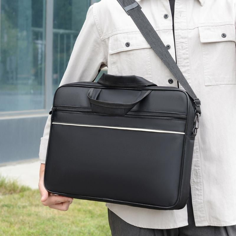 CEORPER 15 Inch Laptop Case and Tablet Bag Oxfords Computer Bag with Handle Men's Gift