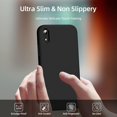 thumbnail image 5 of [3 in 1 for iPhone Xr Case, with 2 Pack Screen Protector, Liquid Silicone Slim Shockproof Protective Phone Case 6.1 inch [Microfiber Lining] (Black)…, 5 of 12