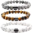 thumbnail image 3 of ORUYROP Bracelet en Pierre Naturelle avec Aimant, 3 of 3