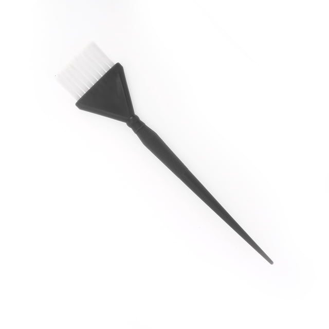 Unique Bargains 1 Pc Durable Medium Hair Dye Brush for Bathroom for Hotel Plastic Black