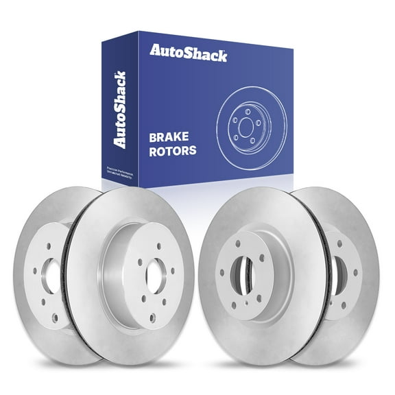 AutoShack Front Vented & Rear Vented Brake Rotors 4-PC Set Replacement for 2004-2014 Nissan Murano 2011-2013 INFINITI M37 2014-2018 INFINITI QX70