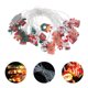 thumbnail image 5 of Mini luces de Navidad con forma de muñeco de nieve y Papá Noel, 3 m, 20 LED, para interiores, con temporizador remoto y batería USB, luz decorativa de hadas para dormitorio y fiesta de Navidad, 5 of 7
