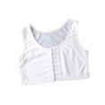 thumbnail image 1 of Minnieouse Chaleco moldeador de senos, camiseta sin mangas estirable, ropa interior Trans, corsé corto reforzado, ropa transpirable Prendas para la parte del cuerpo Blanco SG, 1 of 6