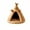 Brown, variant on Cat Cave Bed, Comfortable Triangle Pet Teepee, Pet Supply Holiday Cat Cave House and Kitty Bed, Extremely Cozy and Warm Pet Tent for Cat and Dog 15.7x11.81x1.96in