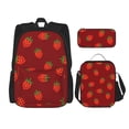thumbnail image 1 of Fotbe Strawberry Set Escolar 3 en 1 para Niños - Mochila Duradera con Lonchera Aislante y Estuche para Lápices - Mochila Escolar para Niños y Niñas, 1 of 7