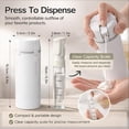 thumbnail image 5 of 4 in 1 Travel Dispenser Bottle, 4 Pack 30ML Travel Bottles for Toiletries, Leak Proof Travel Bottles for Shampoo, Lotion, Conditioner and Cream, Portable White Containers, 5 of 8