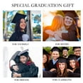 thumbnail image 5 of 2024 Graduation Gifts for Her Him锛學hite Plated Platinum Compass Bracelet Seniors College High School Graduation Gifts for Best Friend, 5 of 5