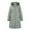 Light Green, variant on Breezora Women Winter Warm Long Parka Jacket With Fur Lined Hood Thicken Insulated Outerwear With Pockets XL Size Black