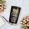 thumbnail image 5 of To My Son Gifts Coffee Tumblers 20oz - Gifts for Grown Son from Mom Dad - Graduation Christmas Birthday Gift Ideas for Sons Coffee Mug Cup, 5 of 6