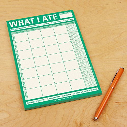 What I Ate Stationery List Pad by Knock Knock