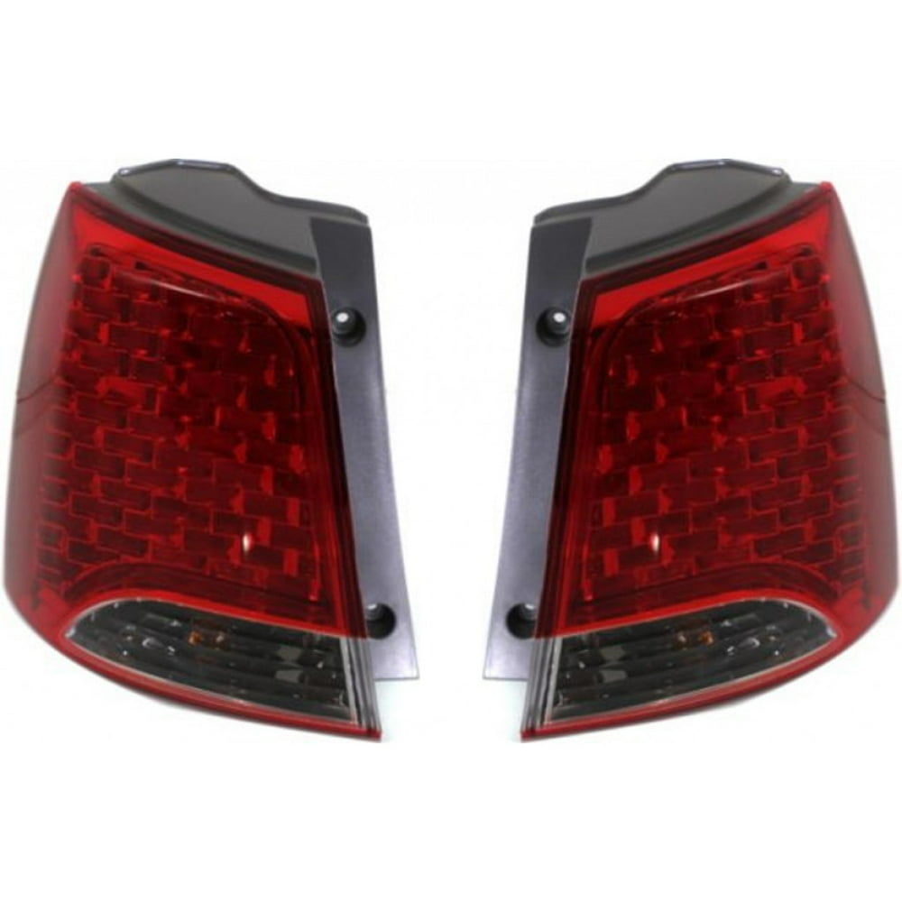 CarLights360 For Kia Sorento Tail Light 2011 2012 2013 Pair Driver and