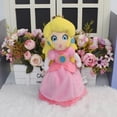 thumbnail image 2 of Super Maro All Star Collection - Princess Peach Stuffed Plush Toy Doll, 10.5" Pink, 2 of 5