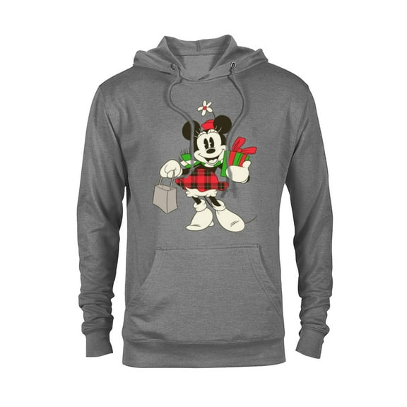 Disney Vintage Minnie Mouse Retro Holiday - Pullover Hoodie for Adults - Customized-Athletic Heather