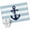 Navy blue light blue, variant on Turquoise Stripe Nautical Large Area Rugs for Bedroom Living Room, Soft Non Slip Carpet Bedside Rug, Grey Anchor Summer Coastal Rectangular Floor Cover Kitchen Accent Rug 2'x3' for Dining Room/Office
