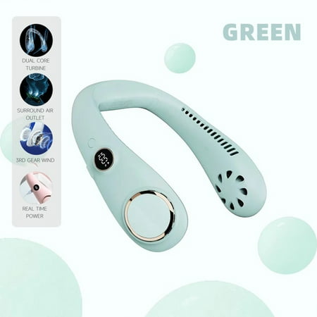 

Portable Hanging Mini Fan Leafless Quiet USB Charging for Outdoor Sports
