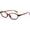 Tortoise Frame - Blue Light Block Lens, variant on Retro Oval Sunglasses for Women 90s Cat Eye Shades UV protection