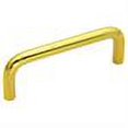 thumbnail image 2 of Keeler PW353-3 Polished Brass Solid Brass Cabinet Wire Pull - 3 in., 2 of 2
