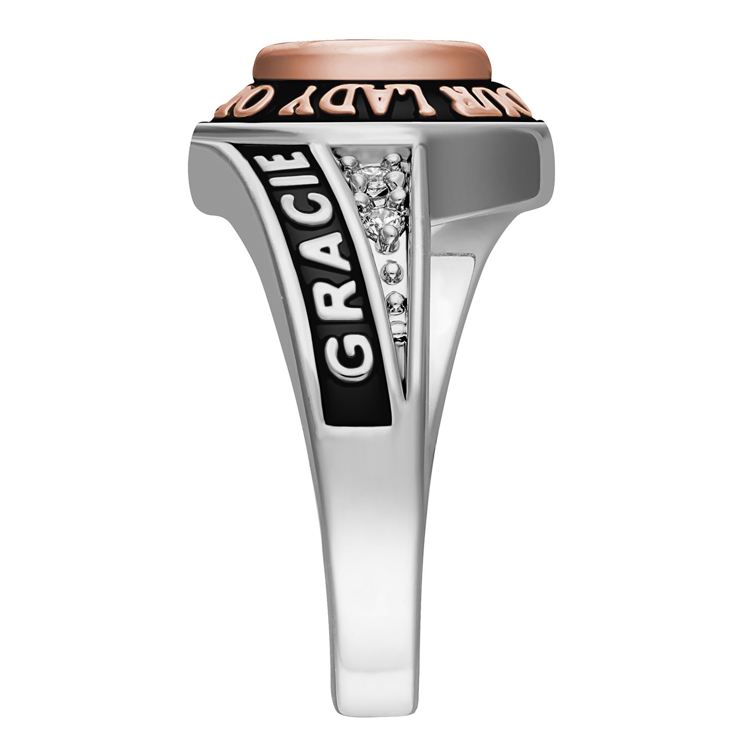Order Now for 2025 Graduation, Freestyle Women's Marquise Birthstone Class Ring, Personalized, High School or College Graduation