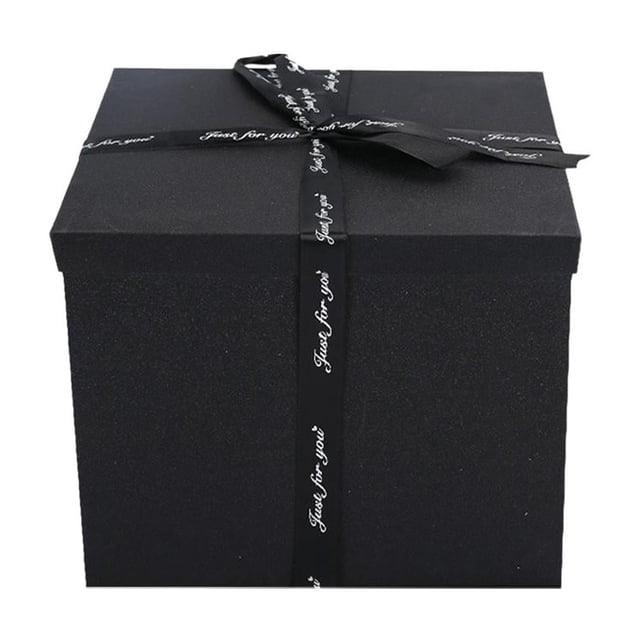 5-Layer DIY Explosion Gift Box, Large Capacity Surprise Photo Memory Box for Birthday, Anniversary, Valentines Day, Customizable Scrapbook with Hidden Compartments for Photos & Gifts