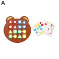thumbnail image 1 of Shape Color Geometric Matching Game Kids Color Sensory Puzzle Toys For Kid√ C0X9, 1 of 9