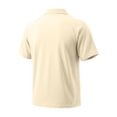 thumbnail image 6 of BRANROY Men's Short Sleeve Golf Polo - Shirt Casual Collared Top for Men, Lightweight Breathable Summer Shirts, Father's Day Gift, Mens Casual Shirts,Beige,L, 6 of 8