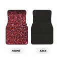 thumbnail image 7 of Salouo Red Glitter for 4-Piece Floor Mats, Custom Fit Car Mats All-Weather Car Foot Mats Automotive Floor Mats for Cars, Trucks, SUVs, Vehicle Floor Liner, 7 of 7