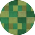 thumbnail image 1 of Ahgly Company Indoor Round Patterned Green Apple Green Area Rugs, 7' Round, 1 of 6