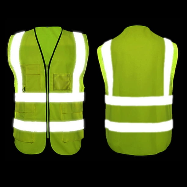 Neon green shop construction jackets