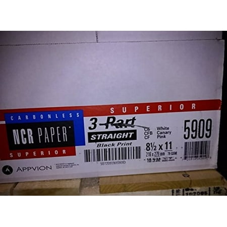 Carbonless Copy Paper - NCR® Carbonless Paper, 3-Part Straight Collated, 8-1/2