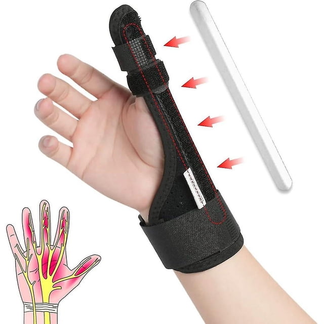 Férulas para dedos, aparatos ortopédicos para pulgar, férulas para pulgar para tenosinovitis de De Quervain, artritis, dedo en gatillo, tendinitis y esguinces - Unisex (izquierdo y derecho)