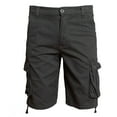 thumbnail image 2 of PEASKJP Workout Summer Shorts Men Men's Classic Fit Shorts Regular and Big & Tall (Green,40), 2 of 3