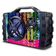 thumbnail image 1 of NEM Stereo Boombox with Bluetooth, LED Lights, NFC, USB, AUX-In, Radio, MP3 &amp; Mic/Guitar Input, 1 of 9